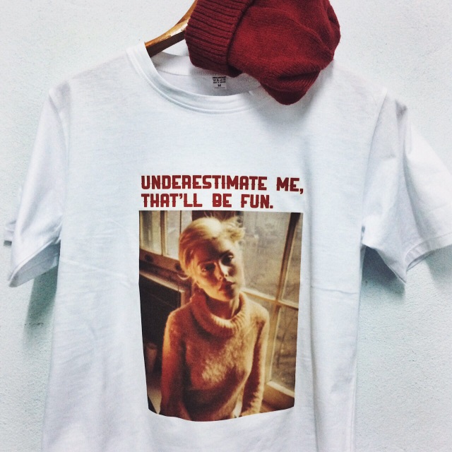 เสื้อ underestimate me that'll be fun