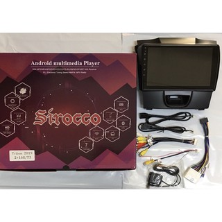 sirocco จอติดรถตรงรุ่น Dmax 2012-2018 Android 10 Ram2+32 GB