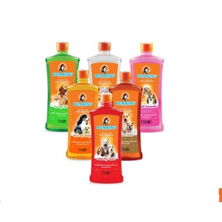 BEARING แชมพูกำจัดเห็บหมัดสุนัข แชมพูหมา มีกลิ่นสาบ แชมพูกำจัดเห็บ หมัด  Tick &amp; Flea Dog Shampoo 600ml.