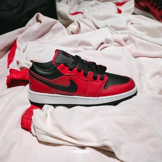 (พร้อมส่ง ของแท้100%) AIR JORDAN 1 LOW GYM RED / BLACK