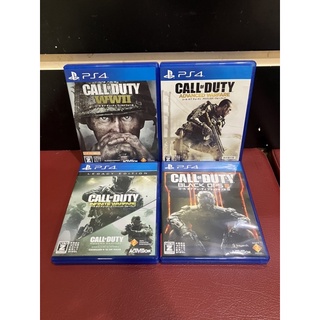 แผ่นเกมแท้💯PS4 โซนญี่ปุ่น [JP//Zone 2]: Call Of Duty สภาพแผ่นเกมดี ราคาถูกที่สุด!!!