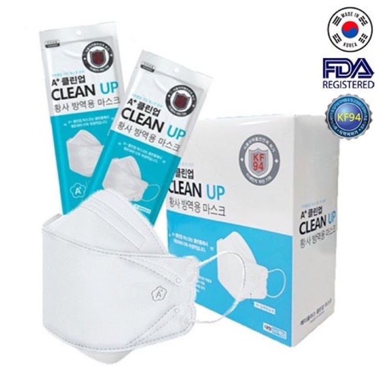 A+ CLEAN UP  KF94 Mask หน้ากากอนามัยเกาหลี