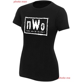 photo man ผู้ชายและผู้หญิง WWE NWO Womens Retro T-Shirt sale