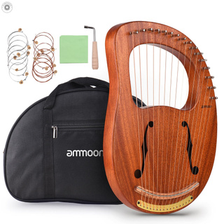 Gm Ammoon Wh - 16 16 - String ไม้ Lyre Harp โลหะสําหรับทําความสะอาดเครื่องดนตรี