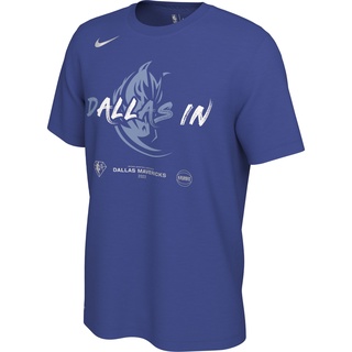 เสื้อยืด ลายบาสเก็ตบอล Dallas Mavericks All In Blue NBA Playoffs Mantra 2022