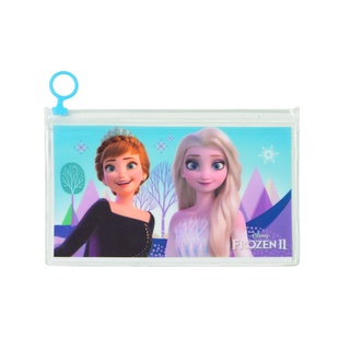 กระเป๋าดินสอ หน้ากาก ลายการ์ตูนดิสนีย์ Frozen 2 Ziplock ราชินีเอลซ่า ราชินีอันนา โอลาฟ สําหรับนักเรียน