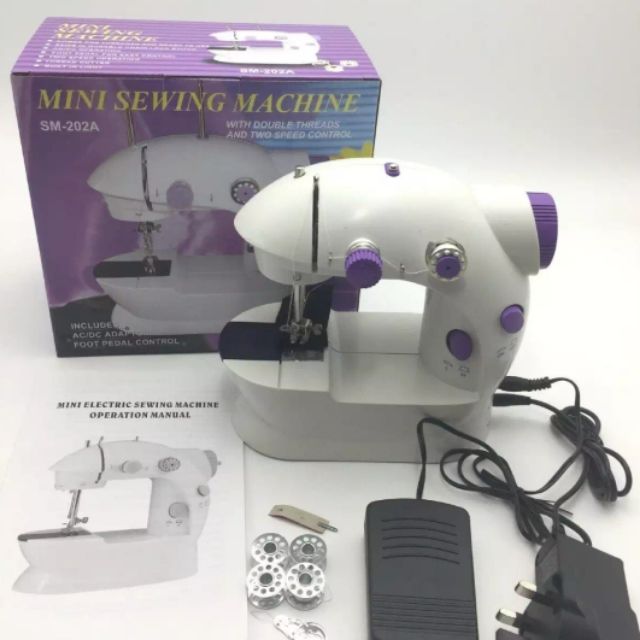 จักรเย็บผ้าขนาดเล็ก พกพา สะดวก รุ่น SM-202A Mini Sewing machine