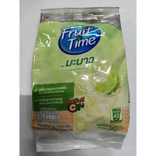 เครื่องดื่มปรุงสำเร็จชนิดผง กลิ่นมะนาว เนสท์เล่ ฟรุตไทม์ 340 กรัม