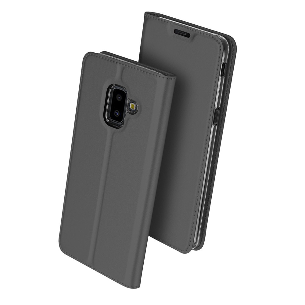 Magnetic Flip PU Phone Holster สําหรับ Samsung Galaxy J6 Plus J610G J6 + / j4plus / j8 / j8plus