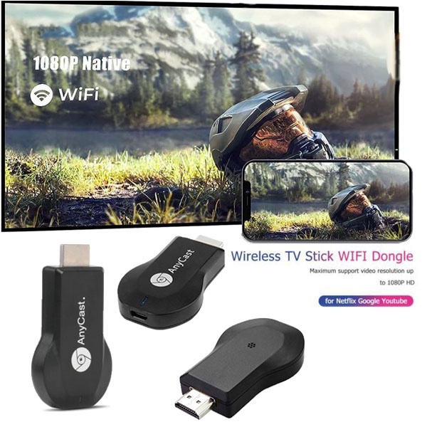 AnyCast M18 Plus ดูมือถือบนจอทีวี แบบไร้สาย จอใหญ่สะใจกว่า ดูหนัง Netflix Disney Hotstar และอื่นๆอีก