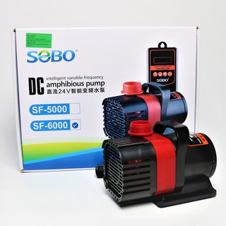 SOBO SF-6000 (ปั๊มน้ำประหยัดพลังงาน ระบบ DC ปั้มน้ำตู้ปลา บ่อปลา ปั๊มน้ำพุ)