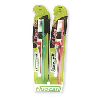 ฟลูโอคารีล แปรงสีฟันดาต้า+ยาสีฟัน 6 ชิ้น x1 แพ็ค Fluocaril data toothbrush + toothpaste 6 pcs x1 pack