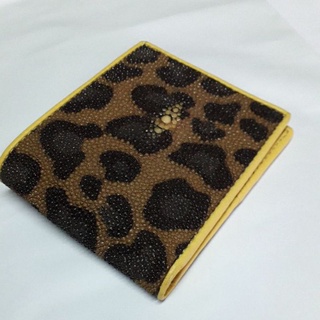 python mini purse กระเป๋าสตางค์งูเหลือมแท้cites stingray  wallet