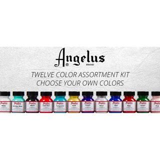 Angelus direct หมวดแม่สี สีพื้นฐาน สีpaintผ้าและหนัง USA 🇺🇸