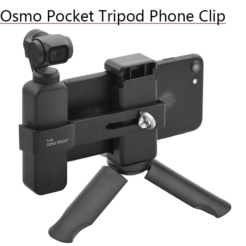 Phone Holder Clip for Osmo Pocket 2 Foldable Tripod Gimbal Bracket Mount Quick Release Design for DJI Osmo Pocket Accessories