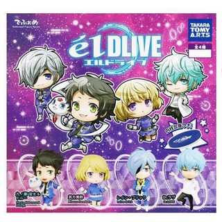 élDLIVE Gashapon Figure Complete SET โมเดลฟิกเกอร์ จาก หน่วยพิทักษ์อวกาศเอลไดรฟ์ TAKARA TOMY แท้ จากญี่ปุ่น