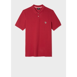 PS Paul Smith เสื้อ Polo Piqué Signature สีแดง