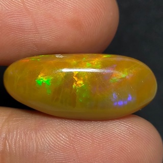 พลอย โอปอล เอธิโอเปีย ธรรมชาติ แท้ ( Natural Opal Ethiopia ) หนัก 12.77 กะรัต