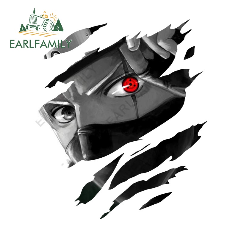 Earlfamily สติกเกอร์กันรอยขีดข่วน ลายอนิเมะนารูโตะ Code Geass 13 ซม. สําหรับติดตกแต่งรถยนต์ แล็ปท็อป หน้าต่าง กันชน รถจักรยานยนต์