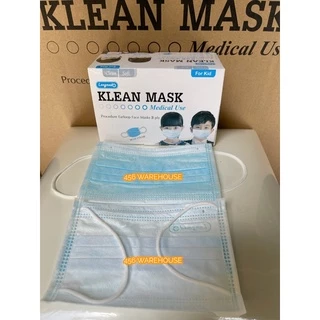👧🏻👦🏻 หน้ากากเด็ก KLEAN MASK For Kids 💰ราคาถูกที่สุด❗️ด่วน ก่อนหมดโปร❗️หน้ากากอนามัยสำหรับเด็ก👧🏻👦🏻 (กล่อง 50 ชิ้น)