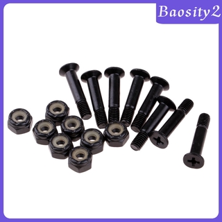 (Baosity2) สกรูยึดสเก็ตบอร์ด 25 มม. 8 ชิ้น