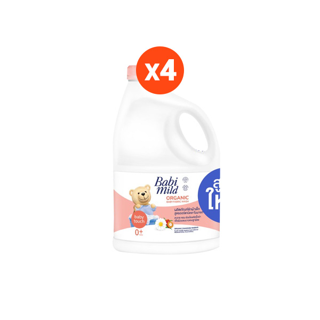 [กรอกโค้ด 7KVBW8N8 ลด 110.-]เบบี้มายด์ น้ำยาซักผ้าเด็ก 3,000 มล. x4 / Babi Mild Fabric Wash 3,000 ml x4