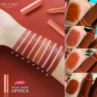 ลิปสติก NEE CARA VELVET MATTE LIPSTICK