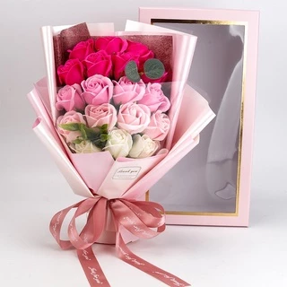 ดอกกุหลาบพร้อมกล่อง สวยหรู พร้อมส่ง