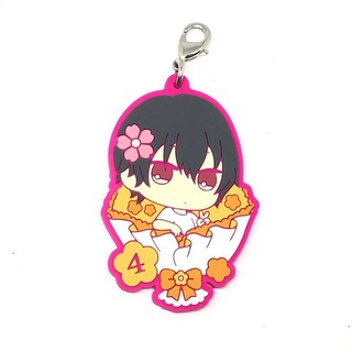 Tsukiuta The Animation Udiki Arata Rubber Strap พวงกุญแจป้ายยาง งานลิขสิทธิ์ Banpresto แท้นำเข้าจากญี่ปุ่น