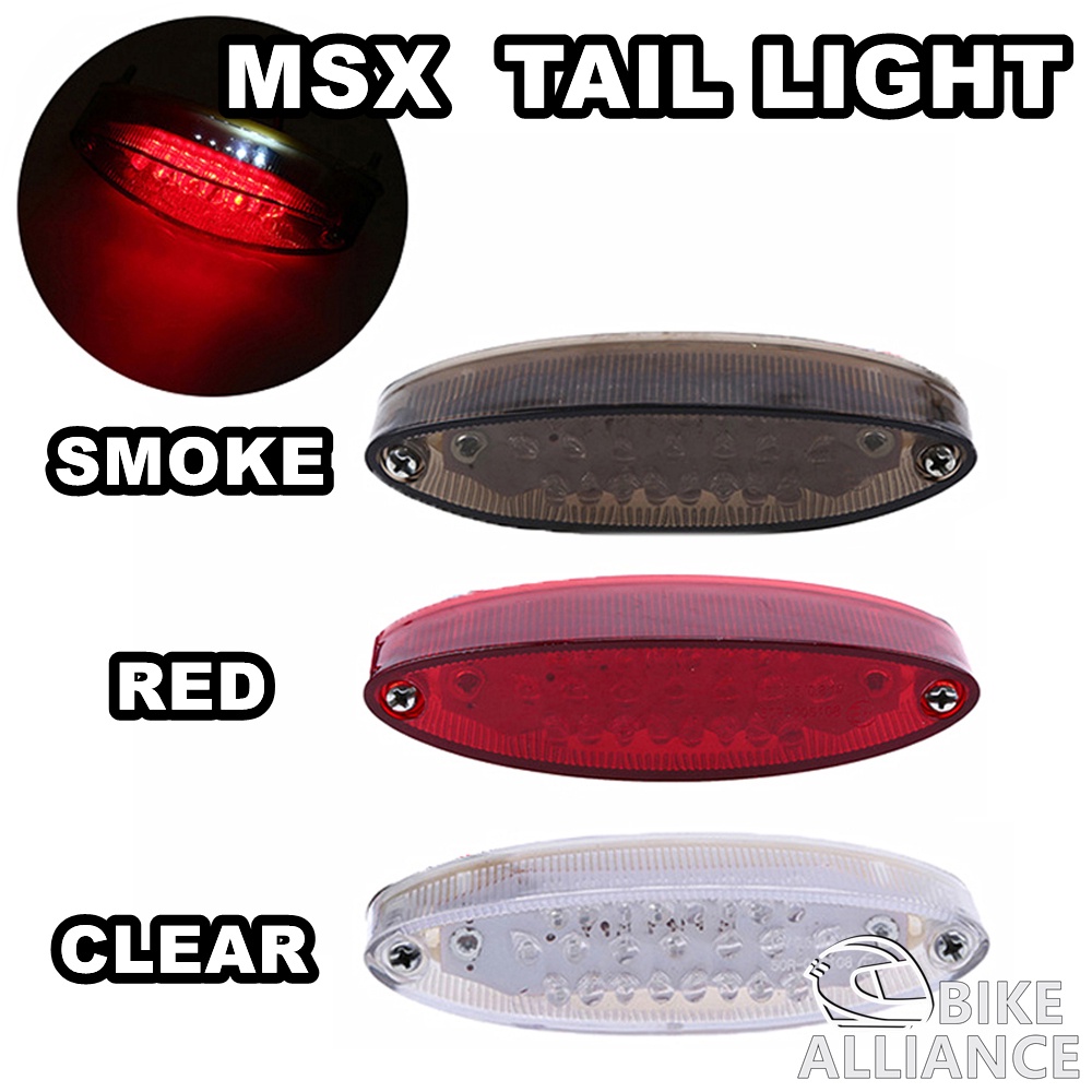 MSX 23 ไฟท้าย LED ไฟเบรกด้านหลัง UNIVERSAL CAFE RACER MSX
