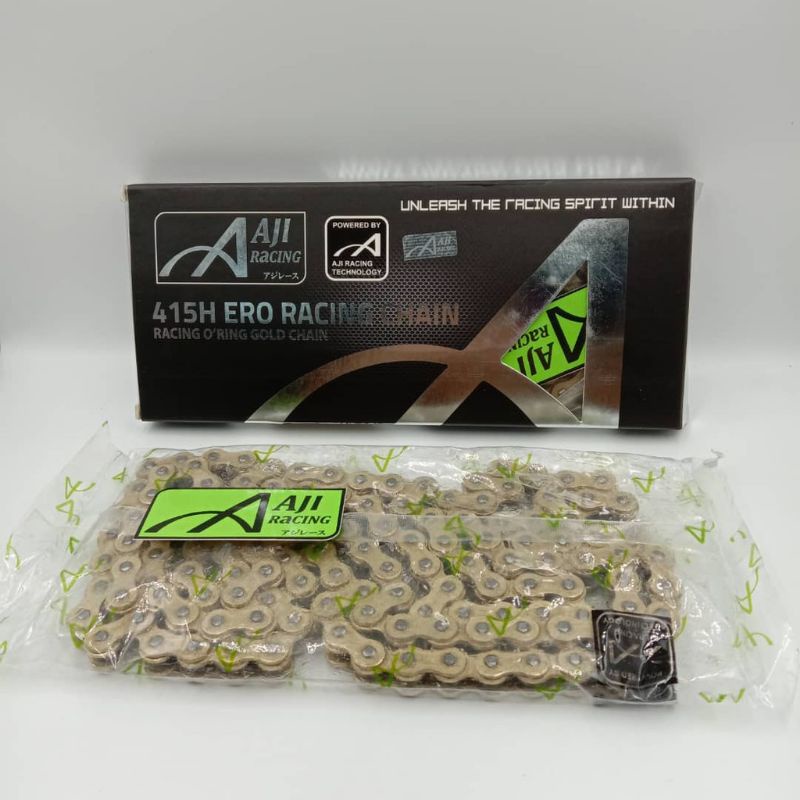 Y15ZR RS150 LC135 V1-V7 Y125ZR RXZ DASH W125 RACING CHAIN 415 ERO ORING 132L AJI RACING 415H X 132L
