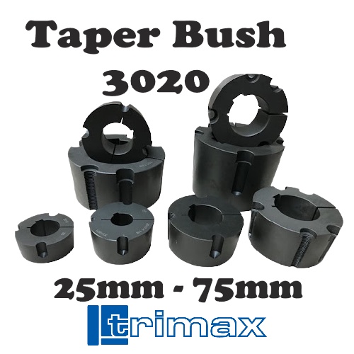 3020 Taper Lock Bush SPZ SPA SPB SPC V Belt Pulley ( 1/2/3/4/5/6 Grooves ) 1108 1610 2012 2517 3020 