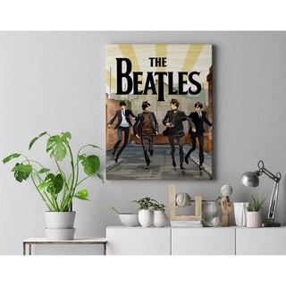 โปสเตอร์กระดาษ The Beatles Music Song สําหรับตกแต่งผนัง