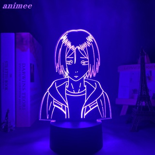 โคมไฟกลางคืน Led ลายการ์ตูนอนิเมะ Haikyuu Kenma Kozume ใช้แบตเตอรี่ สําหรับตกแต่งห้องนอน ของขวัญวันเกิด