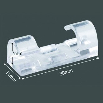 ตัวล็อคสายไฟ ที่จับสายไฟ อเนกประสงค์ ตัวเก็บสาย ขนาด 7มม./ 11มม. - รูปที่ 6