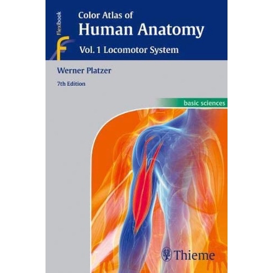 [หนังสือ] Color Atlas of Human Anatomy: Locomotor System Internal Organs แพทย์ กายวิภาคศาสตร์ medici