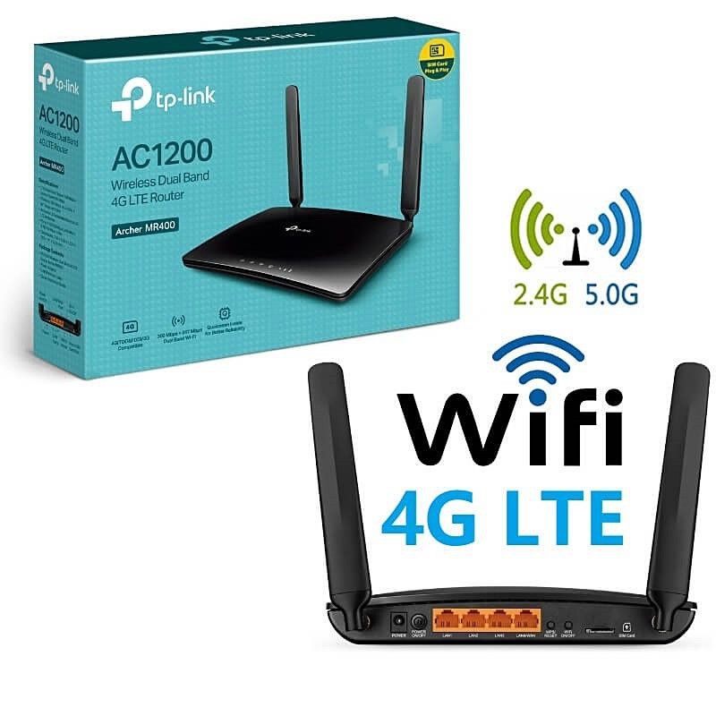 Tplink Archer MR400  3G/4G Wireless AC1200