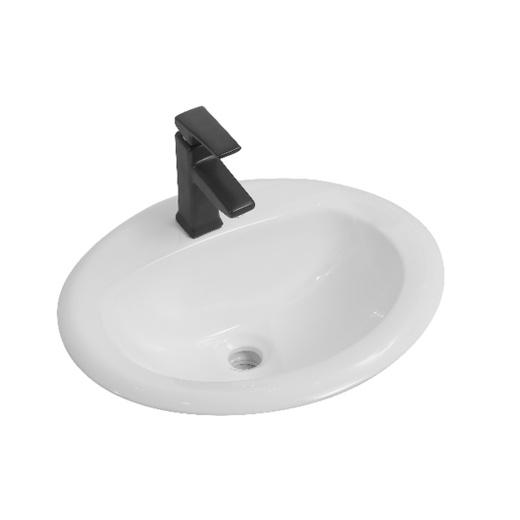 GlobalHouse Verno อ่างล้างหน้าฝังบนเคาน์เตอร์ **ไม่รวมก๊อกน้ำ** รุ่น ลาซา VN-309 สินค้าของแท้คุณภาพด