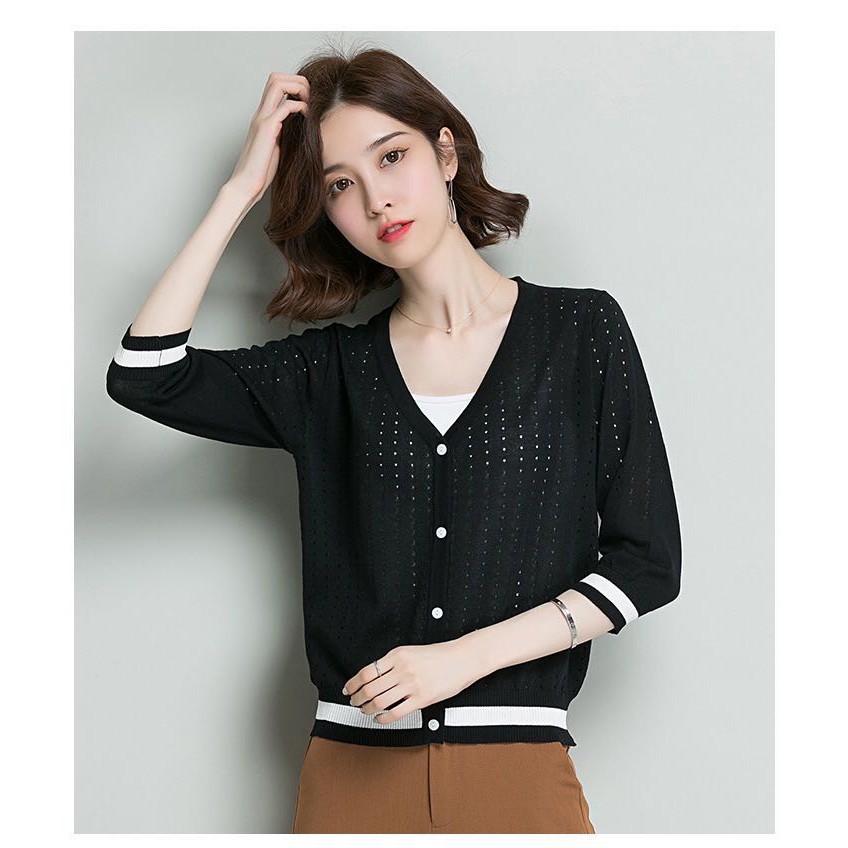 KiKi-shop *เสื้อคลุมกันแดด เสื้อคาร์ดิแกน สำหรับผู้หญิง WT47035 *