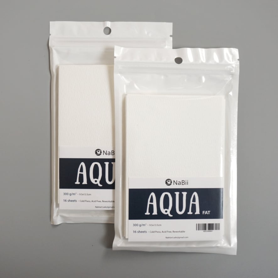 กระดาษสีน้ํา NaBii Aqua Fat 300gsm