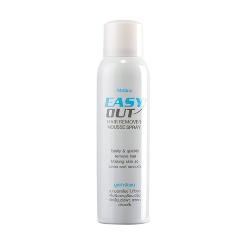 มิสทิน อีซี่ เอ๊าท์ แฮร์ รีมูฟเวอร์ มูส สเปรย์ 80กรัม MISTINE-EASY OUT-HAIR REMOVER-MOUSSE SPRAY-80 G.