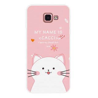 เคสโทรศัพท์ซิลิโคนพิมพ์ลายแมวสําหรับ samsung a 9 j 1 j 2 j 3 j 5 j 7 ace pro plus prime 2016 2018