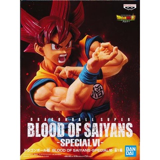 [ส่งจากญี่ปุ่น] Super Saiyan God Son Goku Dragon ball Super BLOOD OF SAIYANS Special VI Figure L02906120