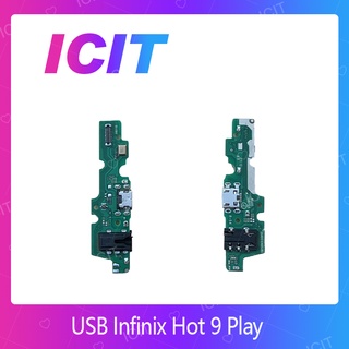 Infinix hot 9 Play อะไหล่สายแพรตูดชาร์จ แพรก้นชาร์จ Charging Connector Port Flex Cable（ได้1ชิ้นค่ะ) ICIT 2020