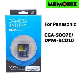 SPA battery For Panasonic CGA-S007 Camera Battery แบตเตอรี่กล้อง