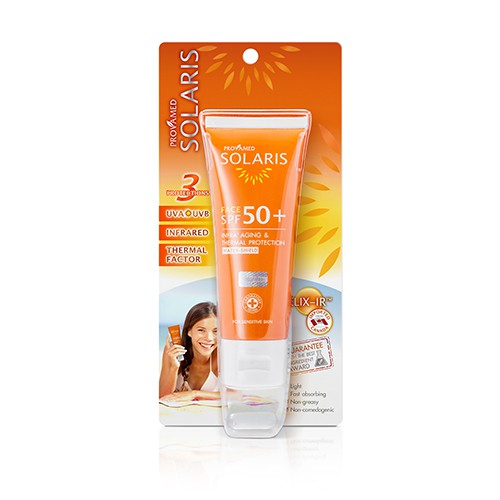 &Provamed Solaris Face SPF 50+ Face 50 ml.โปรวาเมด โซลาริส เอสพีเอฟ 50+