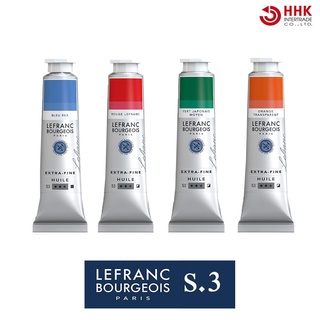 Lefranc(เลอฟรัง) สีน้ำมัน  (ซีรีย์ 3)  EXTRA FINE OIL (หลอดเงิน) 40 ML.  มีให้เลือก 120 สี