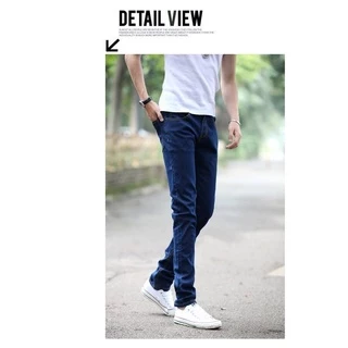 กางเกงยีนส์ขายาวชาย แฟชั่นผู้ชาย ใส่สบาย jeans 2 สี