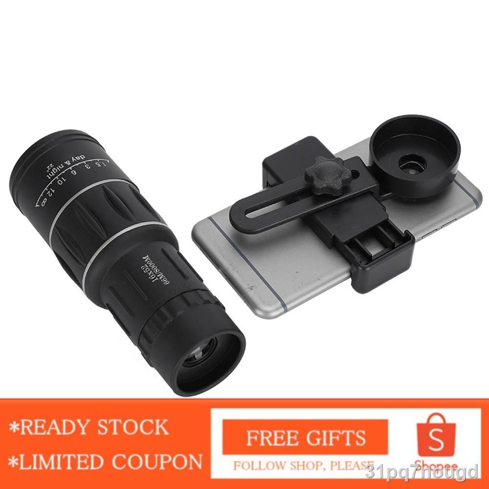 [READY STOCK] 16X Hiking HD Camera Lens Monocular Telescope Zoom Fog