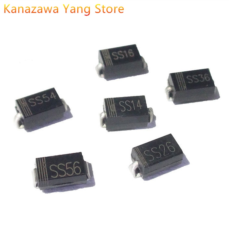 8Values X20 160pcs 100pcs SMA Rectifier Diode SS14 SS16 SS24 SS26 SS34 SS36 SS54 SS56 DO-214AC